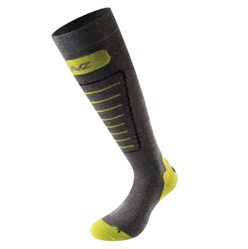 Купить Носки LENZ Skiing 1.0 Grey/Lime в Краснодаре