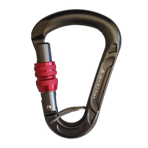  Карабин Вертикаль треугольный муфтированный с перемычкой дюраль в Краснодаре  