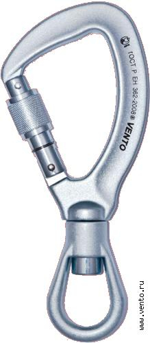  Карабин Венто Стальной с вертлюгом с муфтой в Краснодаре  