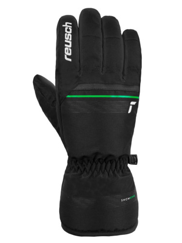 Перчатки Reusch Snow King Black/Neon Green в Краснодаре