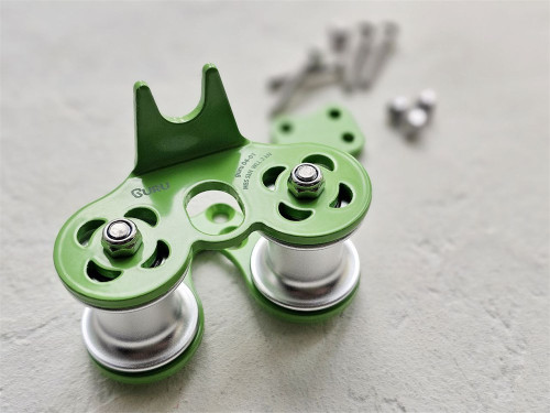  Ролик GURU Treck V2 для навесной переправы зеленый в Краснодаре  