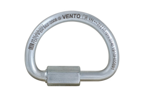  Карабин-рапид Венто Big-D 10 полукруглый сталь в Краснодаре  