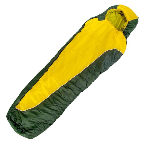 Спальный мешок Чайка Solo 250 -0 зеленый/желтый