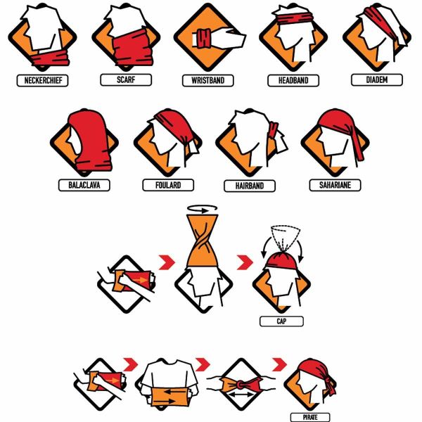 Бандана Buff Original Lise Maroon