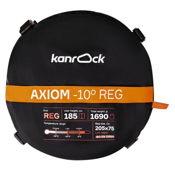 Спальник Kanrock Axiom -10 Regular Orange левый